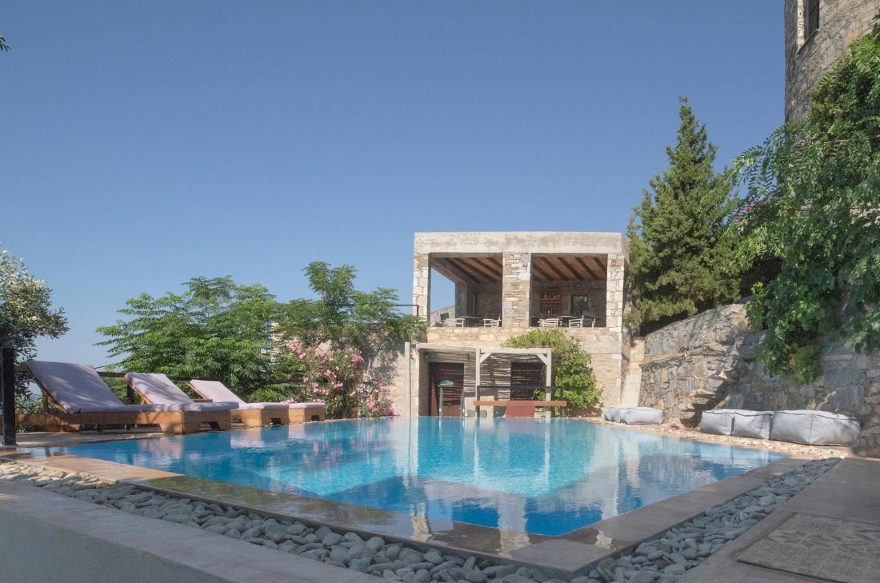 Pyrgos Traditional Village Agios Kirykos  Bagian luar foto