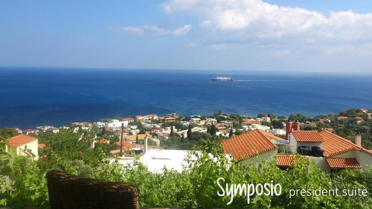 Pyrgos Traditional Village Agios Kirykos  Bagian luar foto