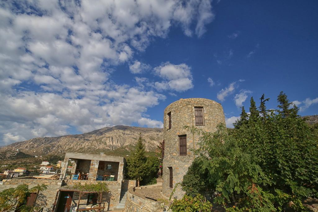 Pyrgos Traditional Village Agios Kirykos  Bagian luar foto